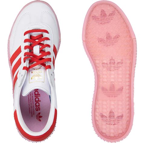 adidas damen ballerina weiß rot|adidas schuhe rote.